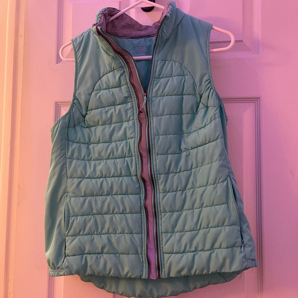 Tangerine Puffer Vest